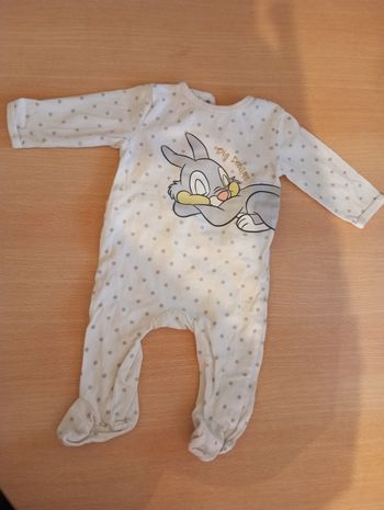 Pyjama léger bébé 3 mois Disney baby Panpan