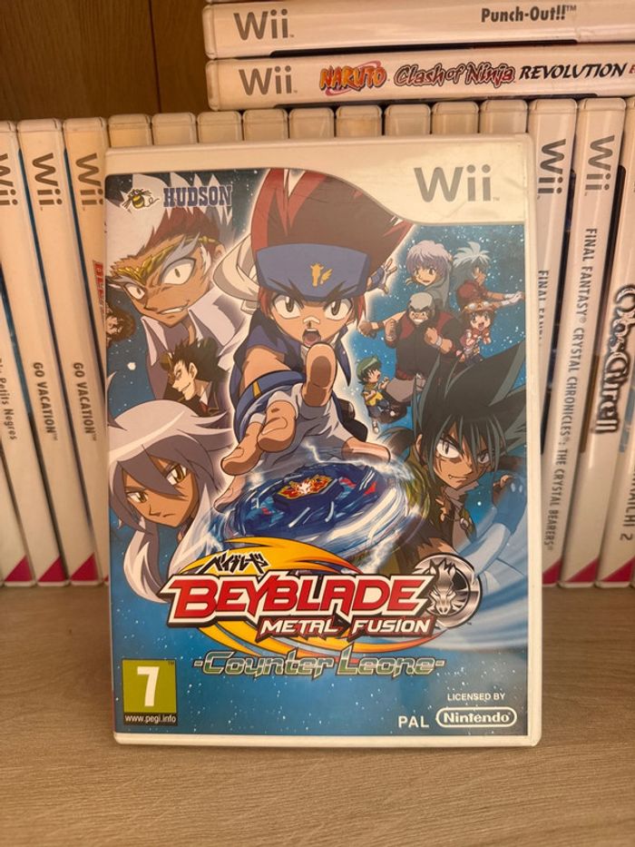 Beyblade metal fusion jeu Wii