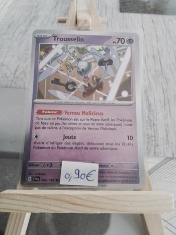 Carte Pokémon Trousselin Holographique 96/198