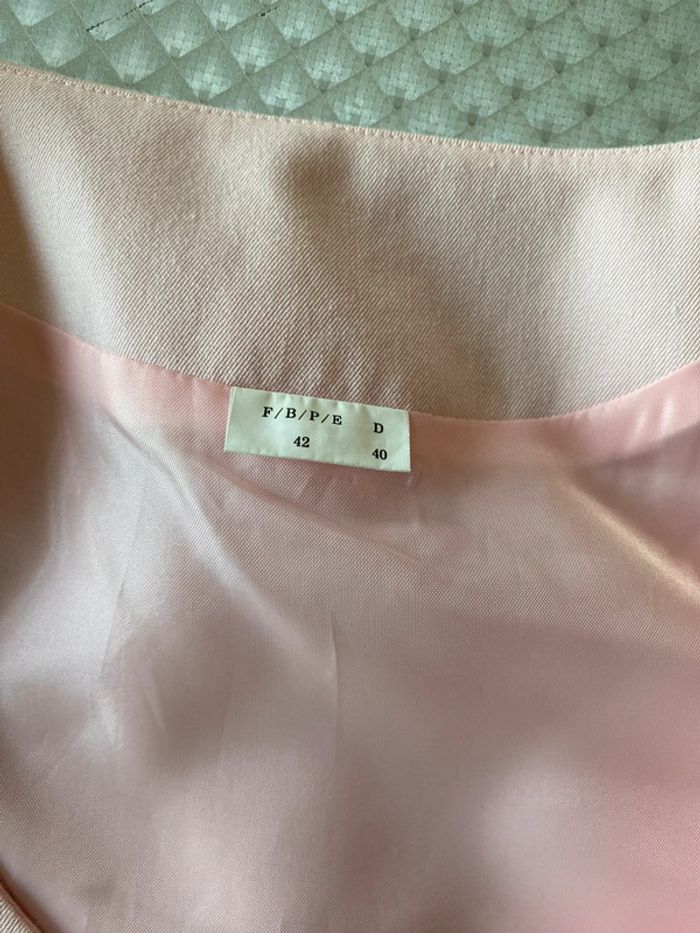 Veste longue brodée rôle pâle année 90 - photo numéro 5