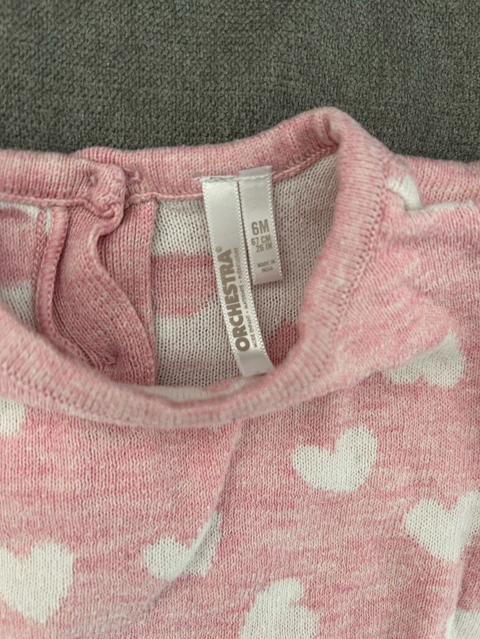 Pull rose cœur Orchestra - photo numéro 3