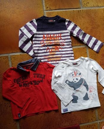 Lot de 3 superbes hauts catimini garçon 4ans