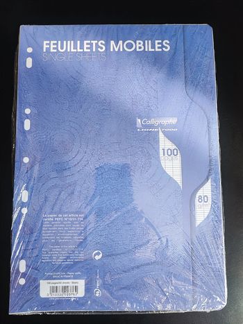 Paquet de 100 feuilles simples
