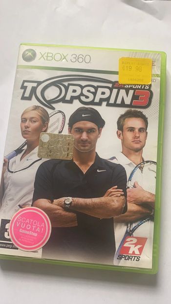 Top spin 3 xbox 360