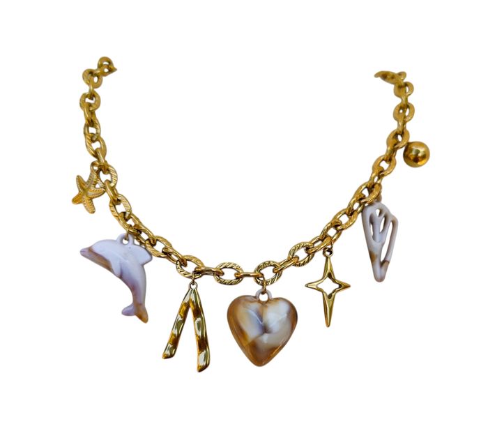 Collier dauphin 🐬 coeur ♥️✅