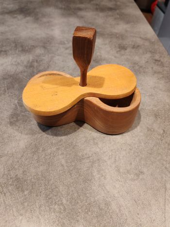 Salière poivrière en bois