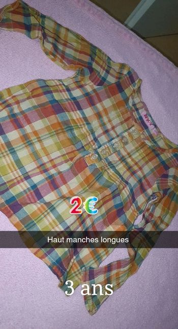 Blouse fille 3 ans