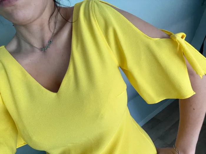 Robe jaune citron promod - photo numéro 6