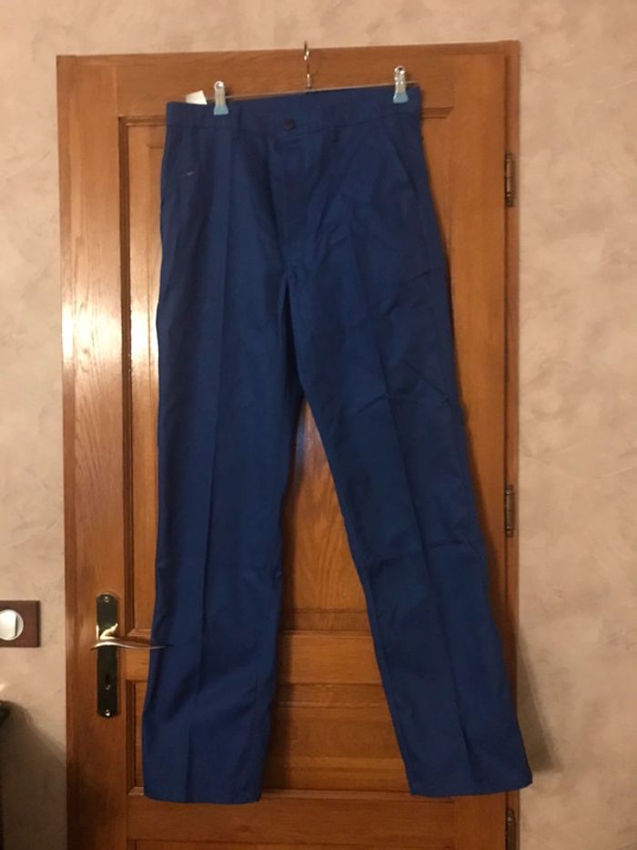 Pantalon bleu de travail T.44