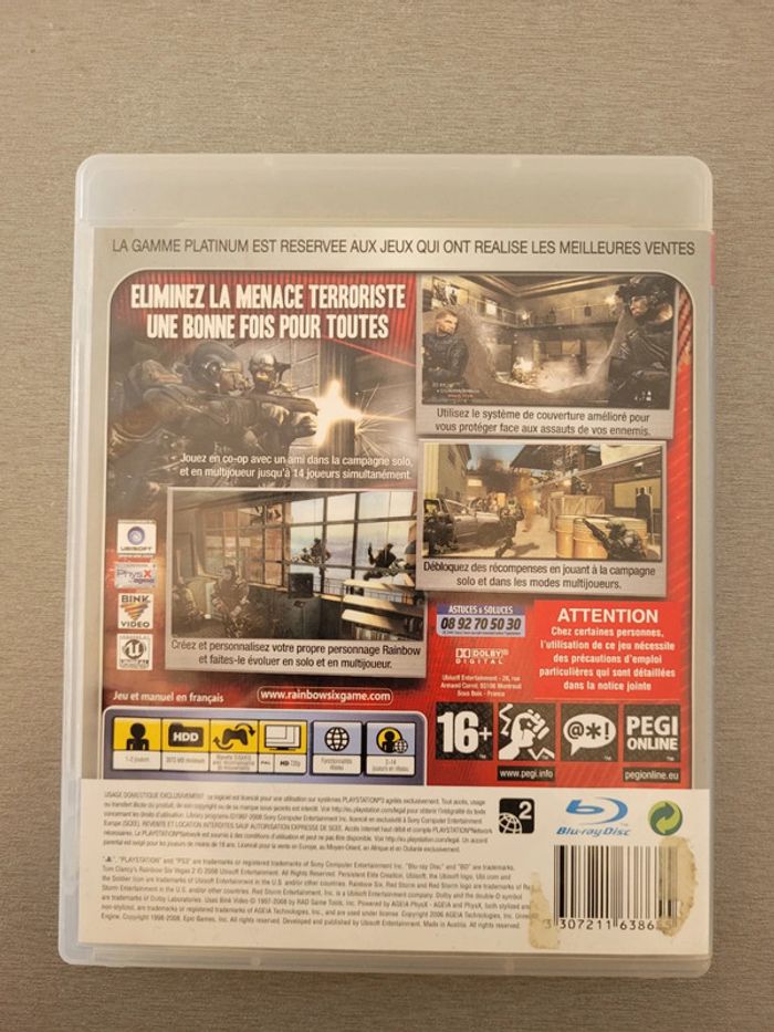 Jeux vidéo ps3 Tom clancy's rainbow six vegas 2 - photo numéro 2