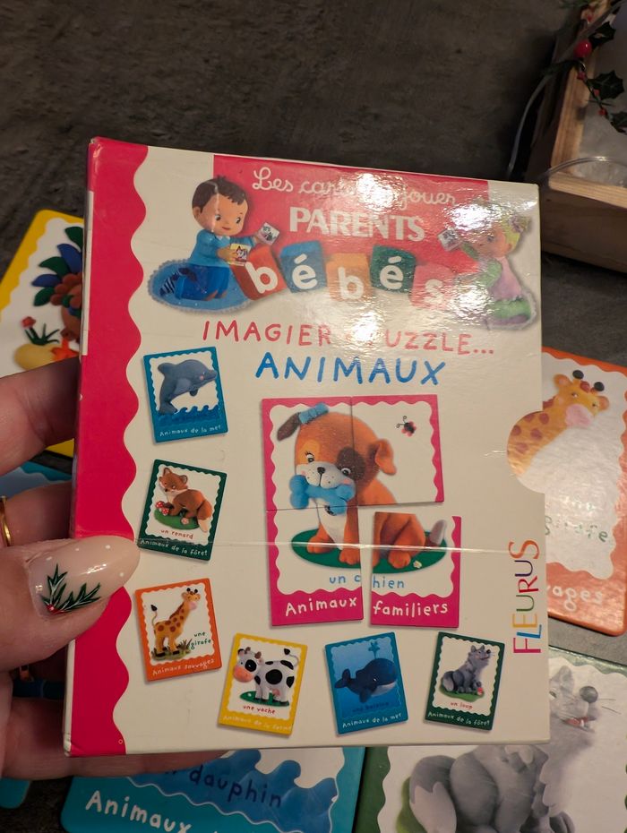 Imagier puzzle animaux