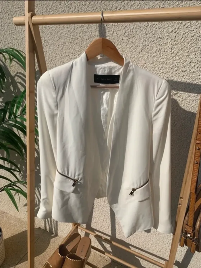 Veste / blazer Zara blanc taille 38