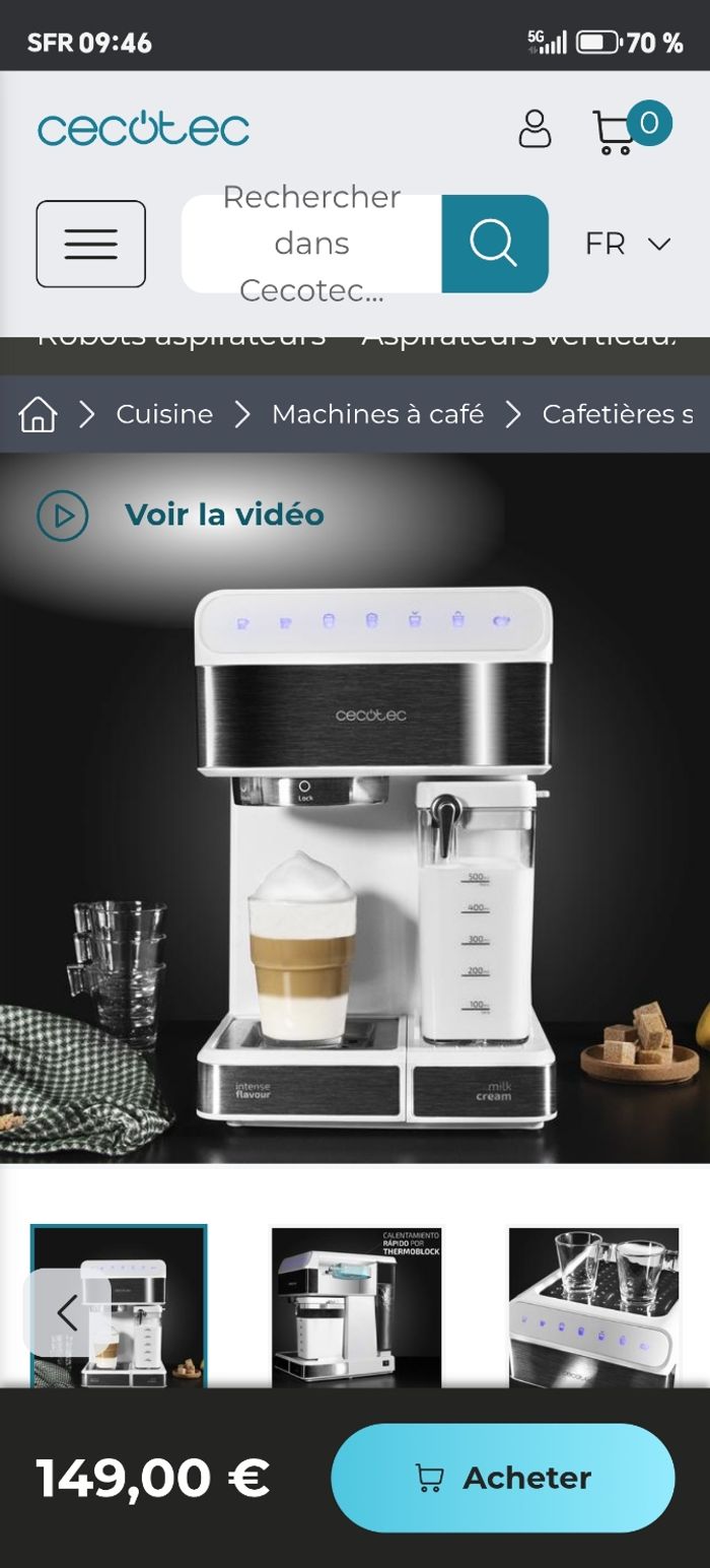 Cafetière expresso semi-automatique - photo numéro 8