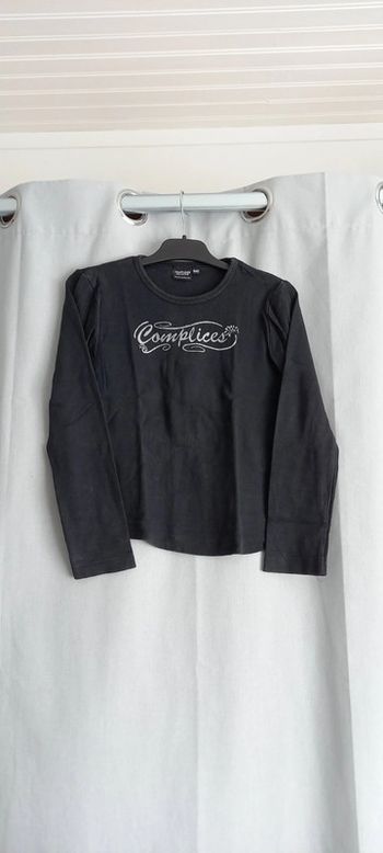 Pull Complices 8 ans noir et argenté