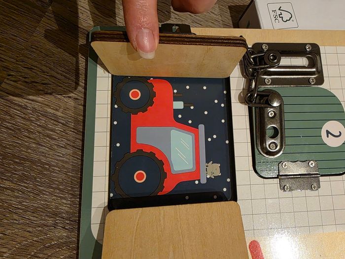 Planche à verrou motricité fine vertbaudet - photo numéro 9