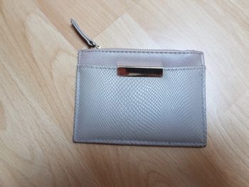 Petit porte-monnaie beige