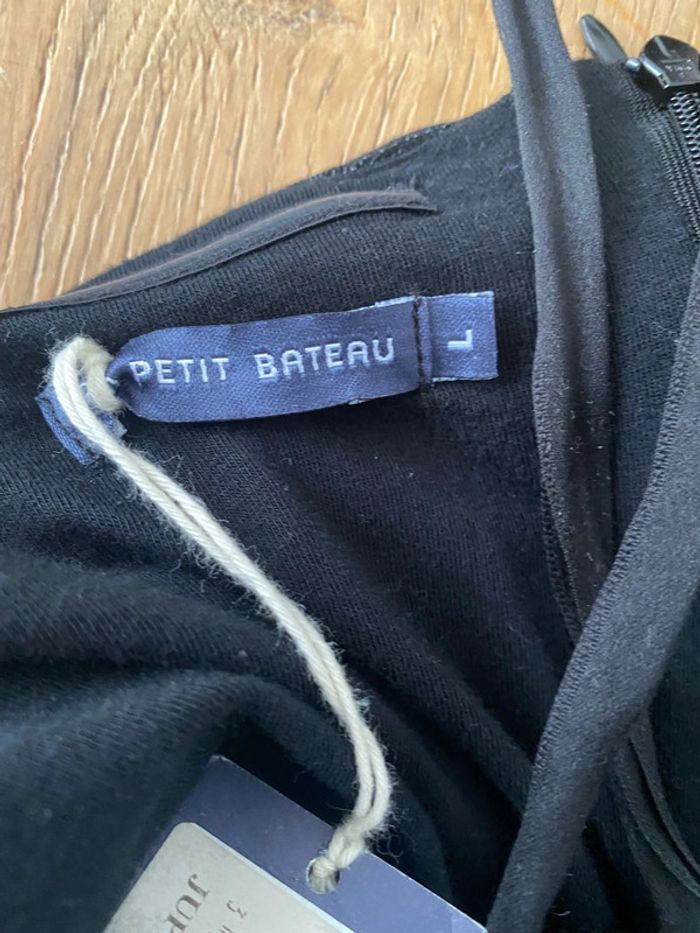 Robe noir tulle neuf petit bateau taille L - photo numéro 5