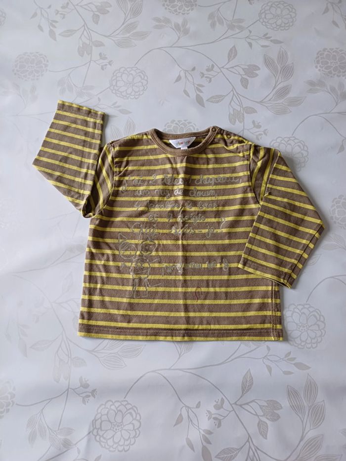 T-shirt 24 mois manches longues Kidkanai