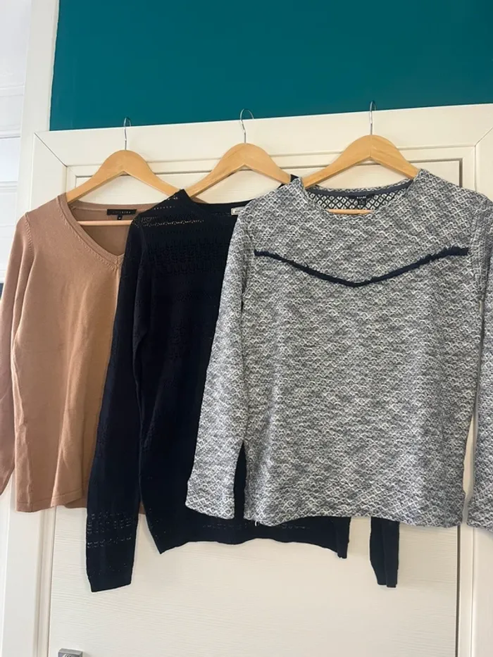 🔹 Lot de 3 pulls tendance – Pimkie, Lola Liza & Kiabi 🔹