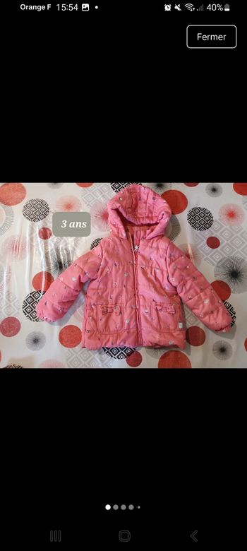 Veste doudoune 👧 taille 3 ans