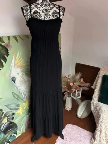 Robe longue femme à bretelle