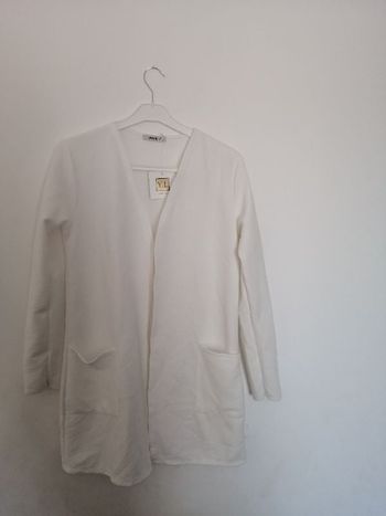 Veste Blazer longue blanc neuf taille L