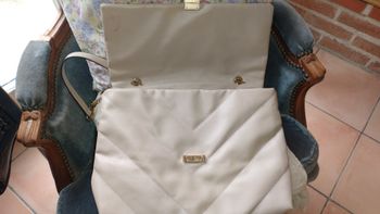 Sac à main crème gde contenance La City