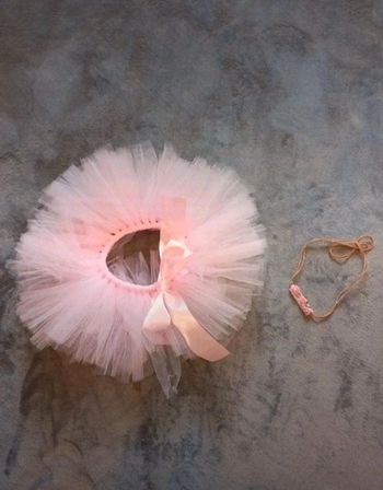 Accessoires de photographe jupe tulle + bandeau