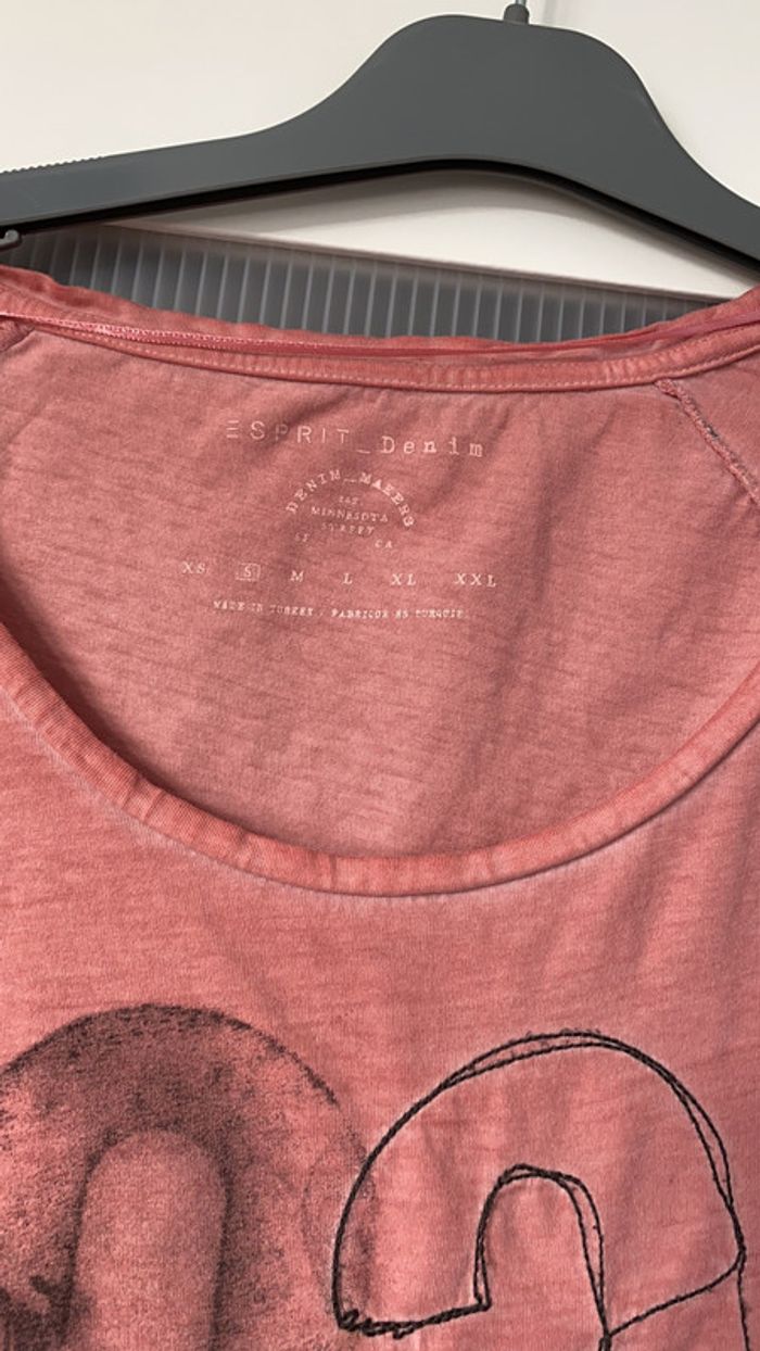 Teeshirt Corail Taille S Esprit - photo numéro 2
