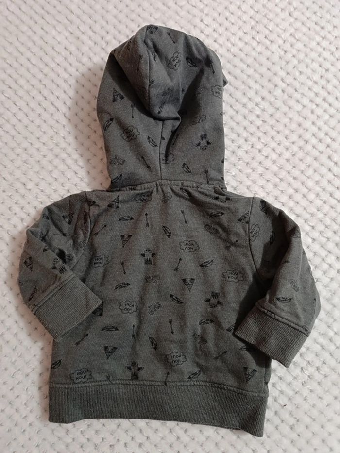 🔸 Veste zippée à capuche Tissaia - 6 mois 🔸 - photo numéro 4