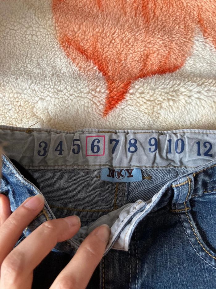 Jeans effet usé nky 6 ans - photo numéro 5