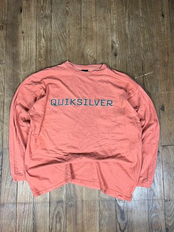 T-shirt manches longues vintage 90’s Quiksilver 100% coton Made in France L