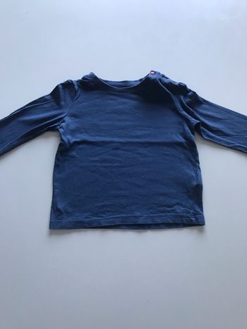 T-shirt bébé bleu 24 mois