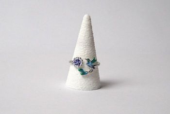 Bague neuve colibri ajustable FR 58-US 8,5 => FR 64-US 10,5
