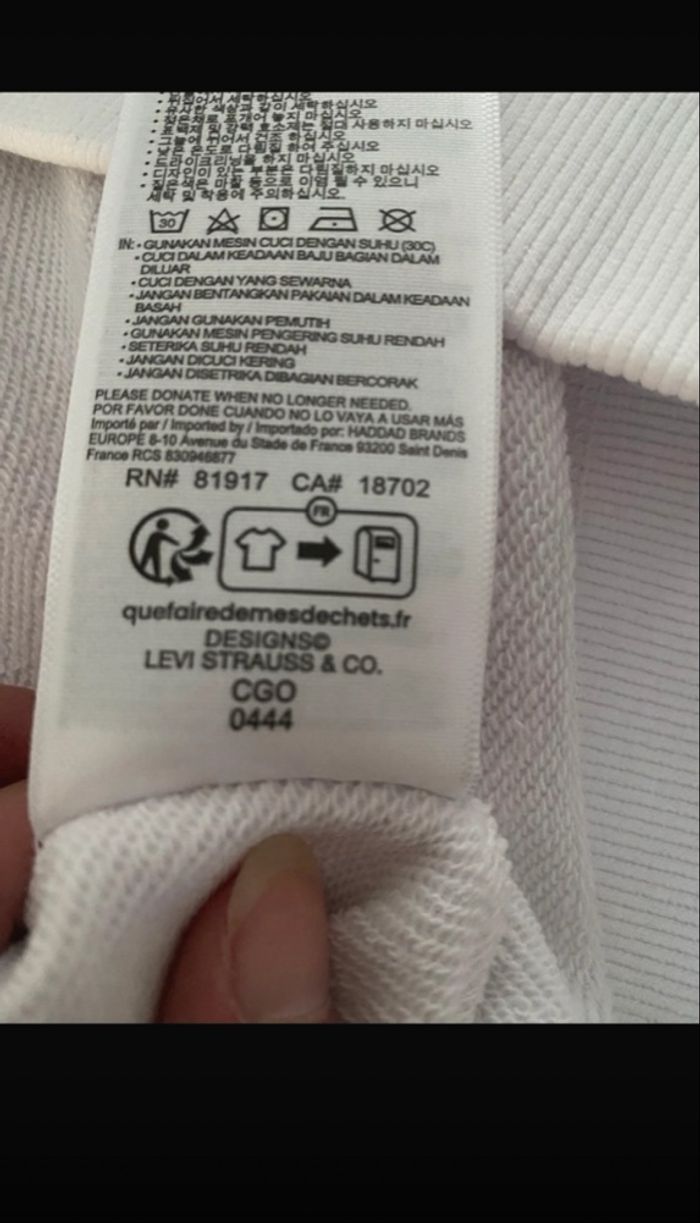 Pull blanc Levi’s - photo numéro 5