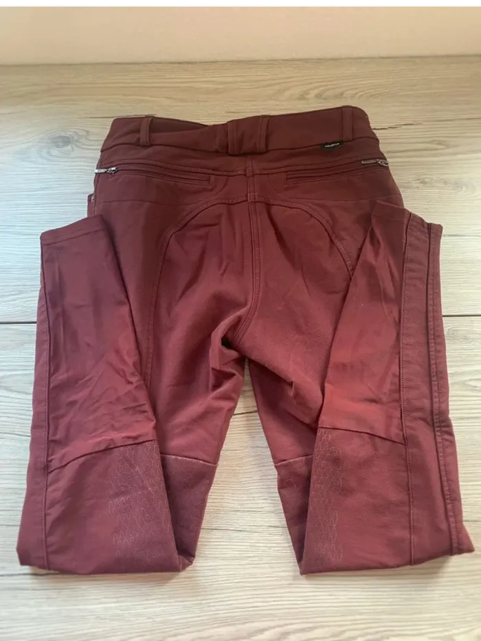 Pantalon Fouganza – Taille S – Très Bon État – Bordeaux – Grip aux Genoux - photo numéro 4