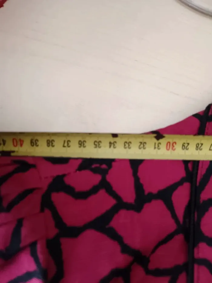 Veste courte vintage rose et noir t.36 à 40 - photo numéro 9