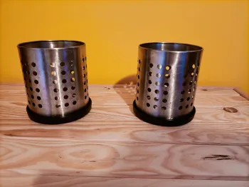 Lot de 2 pots à ustensiles Ordning (13 cm)