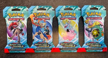 Artset 4 Boosters EV9 Aventures Ensemble Blister Pokémon Français Neufs Scellés