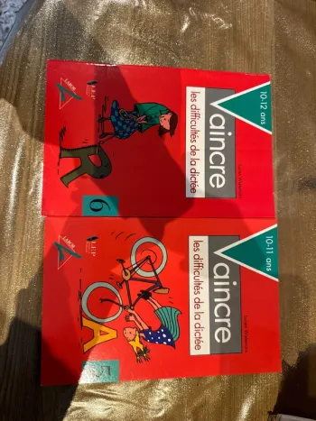 Lot Livre vaincre les difficultés de la dictée 6 et 5 eme