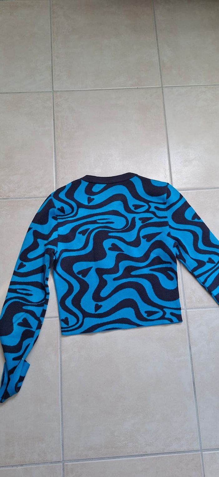 Pull femme ZARA bleu S - photo numéro 5