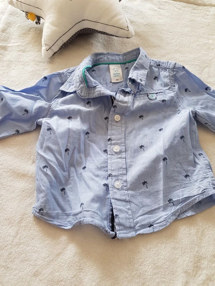 Lot de 3 chemises garçon 6 mois - photo numéro 4