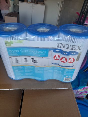 Lot de cartouches de filtration de piscine intex