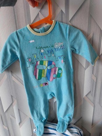 pyjama bleu turquoise