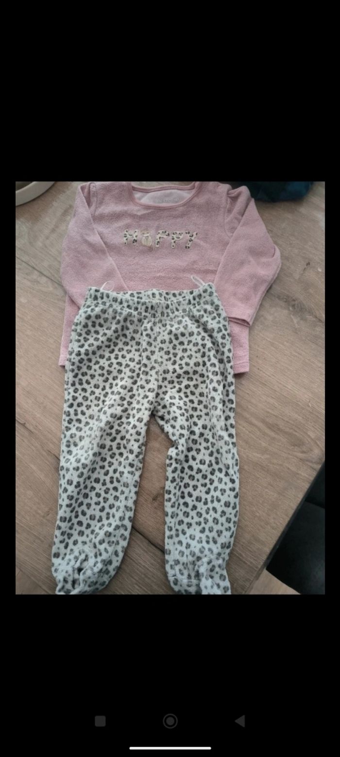 Pyjama in extenso 12 mois