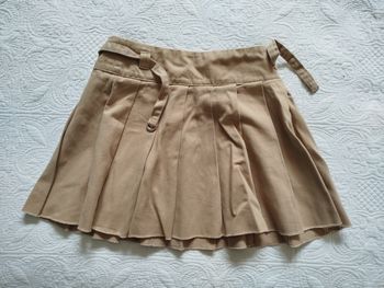 Jupe enfant 11 12 ans 152 cm marron 100 % coton Zara