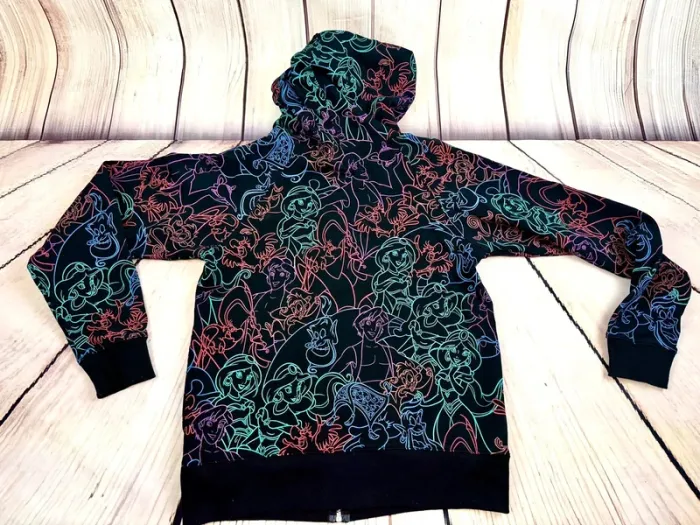 Hoodie gilet zippé à capuche Disney Aladin Tokyo Disneyland - photo numéro 7