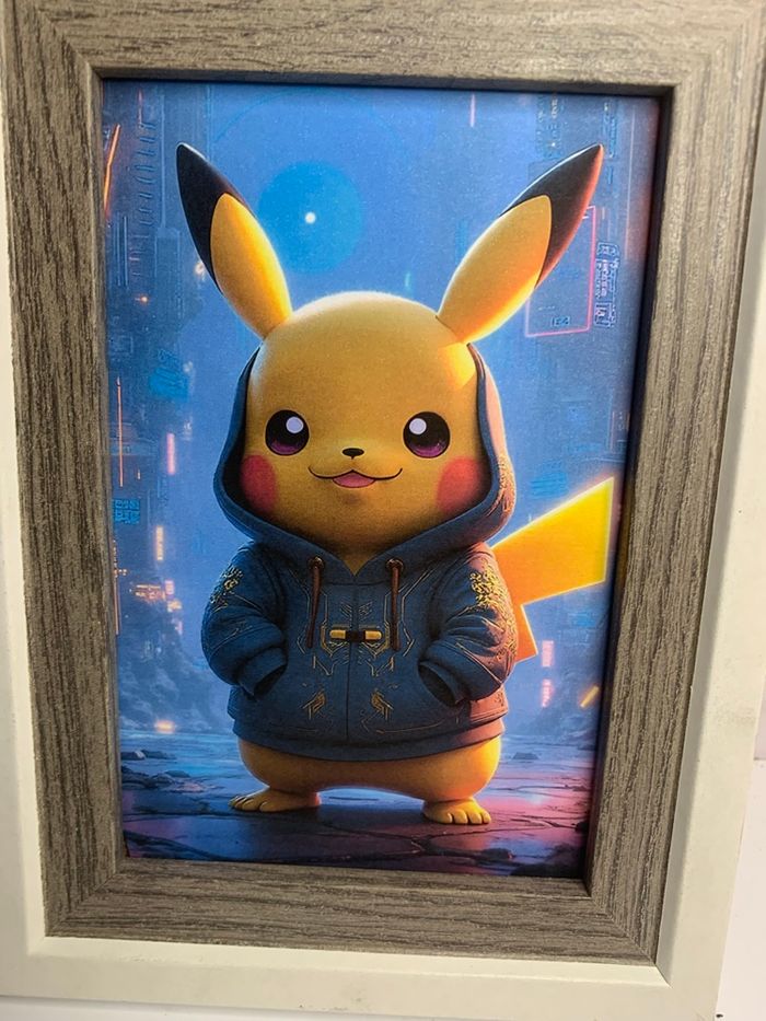 Affiche pikachu futuriste - photo numéro 3