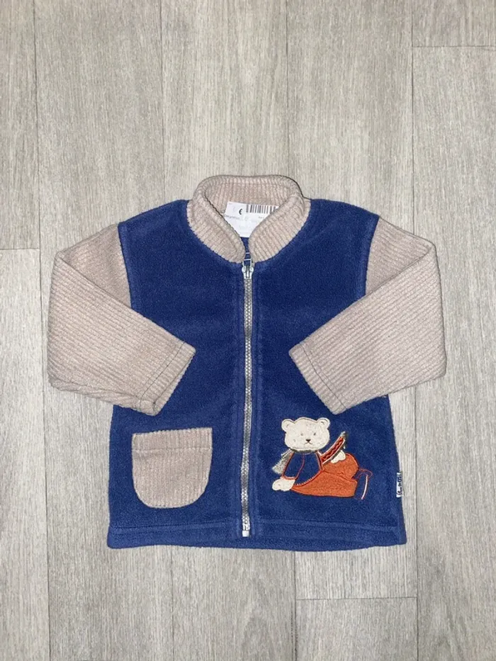 Gilet zippée 12mois
