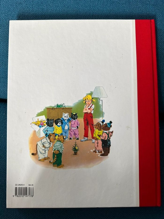 Livre Le Noel de Caroline Père bd album reliure rouge bd album Pierre probst édition limitée - photo numéro 3